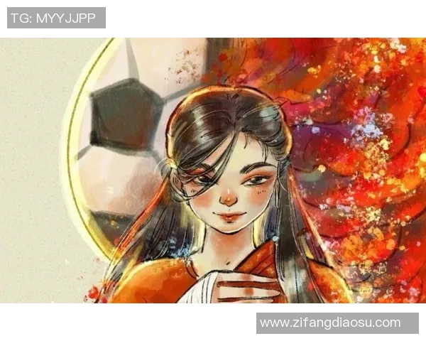 可爱风格女足球星简笔画，展现运动与活力的魅力瞬间